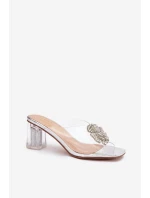 Žabky na podpätku model 225136 Krok vo veľkom štýle