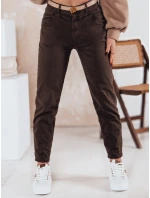 Dámske džínsové nohavice STREETSTYLE hnedé FashionStreet UY2393 Dámske džínsové nohavice STREETSTYLE hnedé FashionStreet UY2393