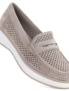 Dámske ažurové topánky lord grey Sergo Leone MK098H