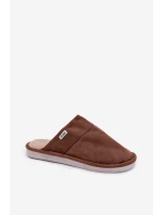 Pánské hnědé pantofle Selomir Pánské hnědé pantofle Selomir