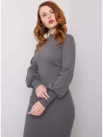 Šaty RV SK 5960.07 tmavo šedá