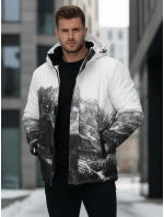 Pánska zimná lyžiarska bunda čierna FashionStreet TX5124 Pánska zimná lyžiarska bunda čierna FashionStreet TX5124