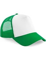 Beechfield B 640 5-panelová čiapka typu Trucker 53.0640 čistá zelená/biela