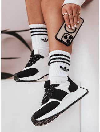 Dámske tenisky s plochou podrážkou NEWSTREET black FashionStreet ZY0587