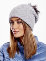 Dámska čiapka AT CZ 17230.43 sivá