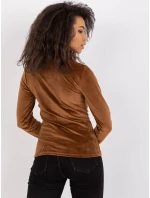 Blúzka DHJ BZ 6561.09P hnedá