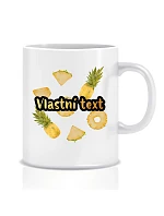 Personalizovaný klasický biely keramický hrnček s objemom 300 ml s letným ovocím Personalizovaný klasický biely keramický hrnček s objemom 300 ml s letným ovocím