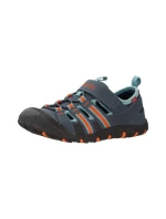 Trollkids Kids Sandefjord Sandal XT dark navy/dusky turquoise/glow orange (668-110) detské športové sandále pre chlapcov/dievčatá