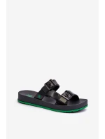 Klapki Damskie Na Płaskiej Podeszwie ZAXY LL285073 Czarne