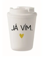 JÁ VÍM. - bílý termohrnek 300 ml