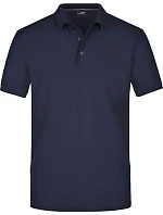 Daiber JN 708 Pánske polo tričko z pima piqué 02.0708, tmavomodré