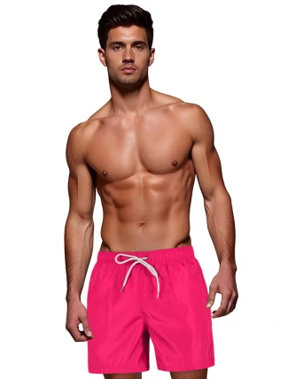 FashionStreet pánske fuchsiové šortky SX2532 FashionStreet pánske fuchsiové šortky SX2532