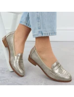 Dámske metalické zlaté Potocki 12581