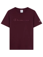 Champion dámske tričko SS Tee burgundy 118382 RS522