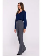 S371 Nohavice Bootcut - sivé S371 Nohavice Bootcut - sivé