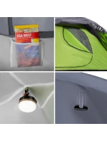 NC6006 ZELENO-ŠEDÝ KEMPINGOVÝ STAN DISCOVERY NILS CAMP NC6006 ZELENO-ŠEDÝ KEMPINGOVÝ STAN DISCOVERY NILS CAMP