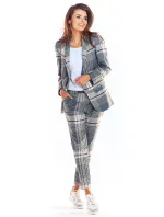 Dámske nohavice A336 Sivá mix - Awama Dámske nohavice A336 Sivá mix - Awama