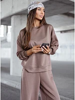 Dámska tepláková súprava v cappuccino farbe od FashionStreet AY1209 Dámska tepláková súprava v cappuccino farbe od FashionStreet AY1209