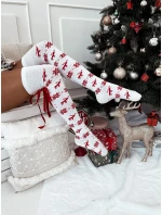 Milena ponožky 1139-000 Vianočné ponožky so stuhou 37-41 Milena ponožky 1139-000 Vianočné ponožky so stuhou 37-41