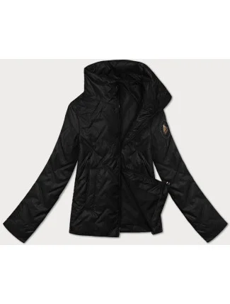 Čierna dámska tenká bunda so stojačikom S'West (B8363-1)