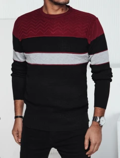 Pánsky čierny sveter FashionStreet WX2283