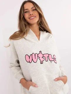 Mikina EM BL 881.16 svetlo šedá