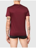 Pánske tričko 110853 1A538 - 00076 - Bordo - Emporio Armani