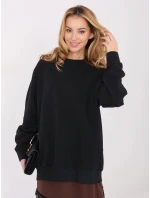 Dámska bavlnená základná mikina Goodlookin Black (A1047)