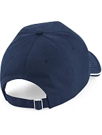 Beechfield B 25C 5-panelová čiapka s kšiltom „Authentic Piped Peak“ 53.025C francúzska námornícka modrá/biela Beechfield B 25C 5-panelová čiapka s kšiltom „Authentic Piped Peak“ 53.025C francúzska námornícka modrá/biela