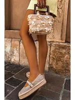 Dámske espadrilky s remienkom na platforme Béžová Coastina Dámske espadrilky s remienkom na platforme Béžová Coastina