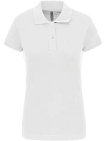 Kariban K 240 Dámske elastické polo tričko z piké 20.K240 biele Kariban K 240 Dámske elastické polo tričko z piké 20.K240 biele