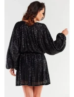 Dámske šaty A485 black - Awama