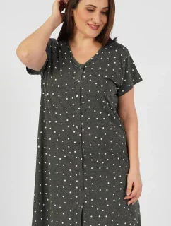 Dámske domáce šaty s krátkymi rukávmi Daniela