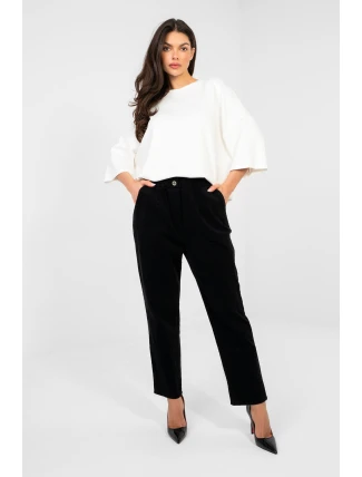 Šnúrové nohavice model 224841 Taliansko Moda