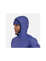 Pánska mikina ROSSIGNOL Mid Layer Stretch Hoodie, modrá Pánska mikina ROSSIGNOL Mid Layer Stretch Hoodie, modrá