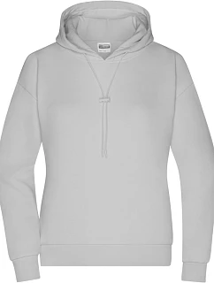 Daiber 8033 Dámska mikina s kapucňou „Lounge“ 02.8033 soft grey