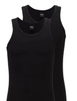 Pánsky nátelník 2ks 50325406 001 čierna Hugo Boss Pánsky nátelník 2ks 50325406 001 čierna Hugo Boss