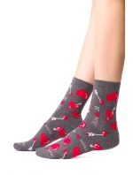 Dámske ponožky Steven art.136 Srdce Dámske ponožky Steven art.136 Srdce