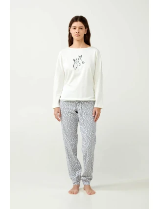 Vamp - Krémové pyžamo so zajačikmi 21454 - Vamp