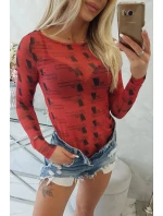Blúzkové body v bronzovo červenej farbe Blúzkové body v bronzovo červenej farbe