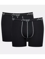 Pánske boxerky Start Short C2P box - BLACK - black 0004 - SLOGGI
