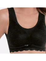 Esenciálna čipkovaná braletka s penovou výplňou 5400 black - Anita Classix