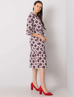 Šaty LK SK 508525.17 biele a červené