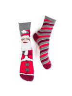 Vianočné asymetrické dámske ponožky Steven art.136 35-40