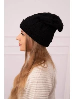 Dámska čiapka Klarysa K393 čierna