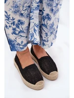 Espadryle Damskie Na Platformie Vinceza 17392 Czarne