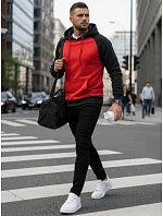 FashionStreet červená pánska mikina BX5491
