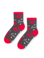 Dámske ponožky Steven art.136 Srdce Dámske ponožky Steven art.136 Srdce