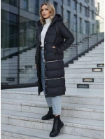 Dámska zimná dlhá bunda tmavomodrá FashionStreet TY5467