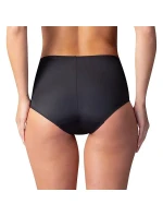 Dámske nohavičky FLAT TUMMY EFFECT MIDISLIP Drawstring Panties - BELLINDA - Black